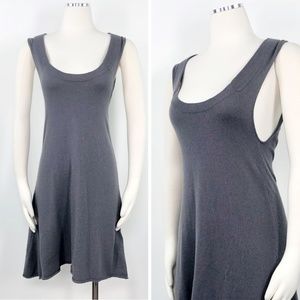 Alexander Wang Cashmere Grey Fit  Flare Tank Dress